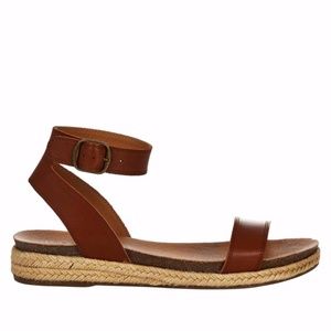 NEW Ankle Strap Real Leather Sandals